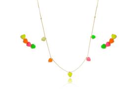 Conjunto semi joias zircônia