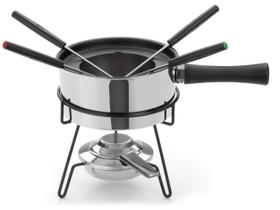 Conjunto Serviço Fondue Aço Inox Para Carne Mont Blanc Forma