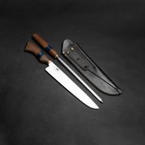 Conjunto SG Ponta Larga 10" Faca + Chaira