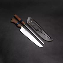 Conjunto SG Ponta Larga 8" Faca + Chaira