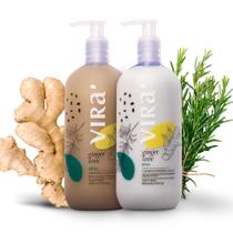 Conjunto Shampoo e Condicionador Virá Detox de Gengibre 500ml Conjunto Shampoo e Condicionador Virá Detox de Gengibre 500ml