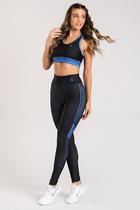 Conjunto Shape Press Preta com Azul Conjunto Shape Press Preta com Azul