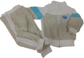 Conjunto Sherpa Bebê Menino Bordado Inverno Lessa Kids 8267 Conjunto Sherpa Bebê Menino Bordado Inverno Lessa Kids 8267