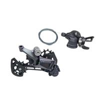 Conjunto Shimano Deore M6100 de 12 Velocidades - Desviador Traseiro e Alavanca