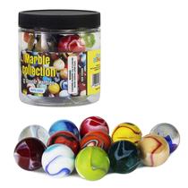 Conjunto Shooter Glass Marbles My Toy House com jarra de mármore, 12 unidades Conjunto Shooter Glass Marbles My Toy House com jarra de mármore, 12 unidades