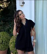 Conjunto Short-Blusa Tricô Modal Premium Lançamento