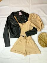 Conjunto short + cropped
