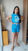 Conjunto short e blusa