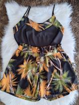 Conjunto short e blusa preto tamanho G1 Conjunto short e blusa preto tamanho G1