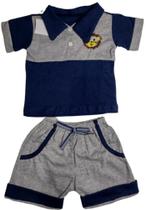 Conjunto Short e Camisa para Menino - Lindo Conjunto Short e Camisa para Menino - Lindo