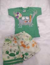 Conjunto short e camiseta Conjunto short e camiseta