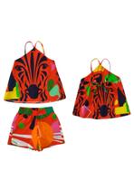 Conjunto Short Estampado e Blusa Estampa de Zebra - Tamanho 2 a 16