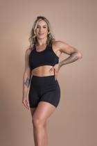 Conjunto Short Fitness Feminino Liso Academia Treino E Top Nadador Liso Básico Treino F7 NEW STYLE Conjunto Short Fitness Feminino Liso Academia Treino E Top Nadador Liso Básico Treino F7 NEW STYLE