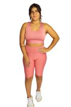 Conjunto Short Longo + top Fitness Academia