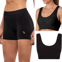 Conjunto Short Lupo Attack E Top Lupo Raschel Fitness