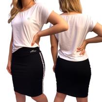 Conjunto Short Saia Bolso Interno Alta Compressão UV50+ Roupa Fitness Evangélica Academia Caminhada Conjunto Short Saia Bolso Interno Alta Compressão UV50+ Roupa Fitness Evangélica Academia Caminhada