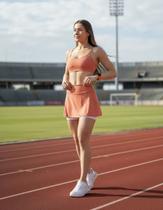 Conjunto Short Saia E Top Selene Feminino Academia Fitness Treino Conjunto Short Saia E Top Selene Feminino Academia Fitness Treino