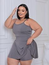Conjunto short saia e top zumba do slim ao plus size M ao G3 dança academia treino Conjunto short saia e top zumba do slim ao plus size M ao G3 dança academia treino