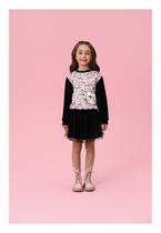 Conjunto Short Saia Infantil Cats Mon Sucré