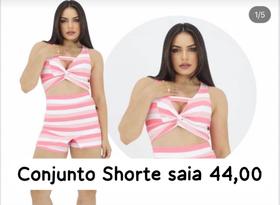 Conjunto Short Saia