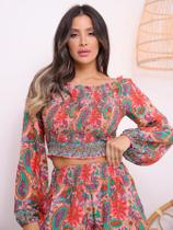Conjunto shorts croped sedal18