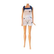 Conjunto Shorts e Regata Cinza para Bonecas BTYNA Conjunto Shorts e Regata Cinza para Bonecas BTYNA
