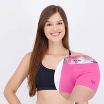 Conjunto Shorts e Top Everlast Basics II Feminino Rosa e Preto
