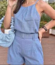 Conjunto Shorts Linho