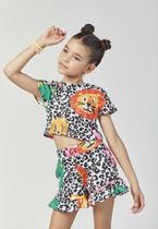 Conjunto Shorts Menina Estampado Mylu Conjunto Shorts Menina Estampado Mylu