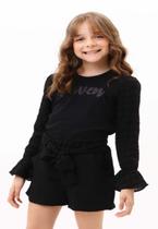 Conjunto Shorts Preto Carol e Dani Conjunto Shorts Preto Carol e Dani