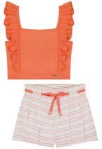 Conjunto Shorts Regata Menina Kukiê