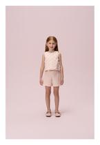 Conjunto Shorts Regata Rosa de Laços Petit Cherie Conjunto Shorts Regata Rosa de Laços Petit Cherie