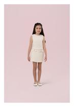 Conjunto Shorts Saia Amarelo Social Petit Cherie Conjunto Shorts Saia Amarelo Social Petit Cherie