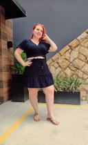 Conjunto Shorts Saia e Cropped Conjunto Shorts Saia e Cropped
