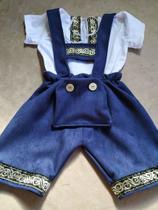 Conjunto shorts suspensorio fritz com camisa cor azul Conjunto shorts suspensorio fritz com camisa cor azul