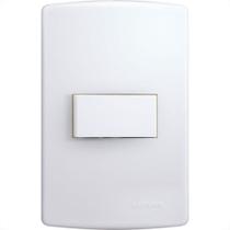 Conjunto Siena 4X2 Branco Com Placa (1Simples Horizontal) 6511 Conjunto Siena 4X2 Branco Com Placa (1Simples Horizontal) 6511