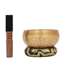 Conjunto Singing Bowl Himalayan Healing Third Eye de 10 cm com almofada Conjunto Singing Bowl Himalayan Healing Third Eye de 10 cm com almofada