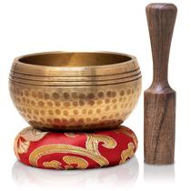 Conjunto Singing Bowl Himalayan Healing Third Eye de 8 cm com Striker Conjunto Singing Bowl Himalayan Healing Third Eye de 8 cm com Striker