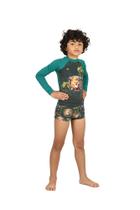 Conjunto siri kids lucca caique estampa leão 39552.