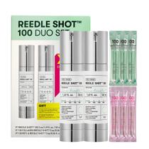 Conjunto Skincare VT COSMETICS Reedle Shot 100 Duo com colágeno e retinol