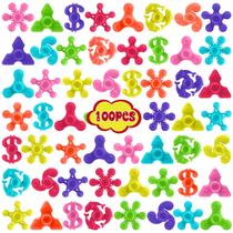 Conjunto SKIUEMI Mini Fidget Spinner 100 unidades 4,5 cm a granel Conjunto SKIUEMI Mini Fidget Spinner 100 unidades 4,5 cm a granel