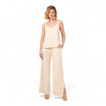 Conjunto Sly Wear Regata e Calça Pantalona