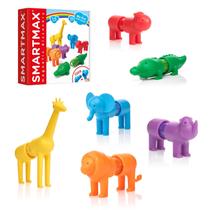 Conjunto SmartMax My First Safari Animals - Brinquedo de Construção para Crianças de 1 a 5 Anos
