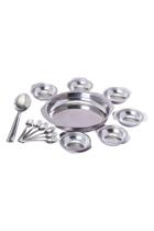 Conjunto Sobremesa De Aço Inox 14 Peças - Prata - Madeferinox Conjunto Sobremesa De Aço Inox 14 Peças - Prata - Madeferinox