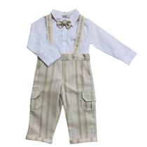 Conjunto Social Bebê Menino Gravata Borboleta Conjunto Social Bebê Menino Gravata Borboleta