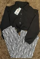 Conjunto social calça pantalona tamanho 08 Conjunto social calça pantalona tamanho 08