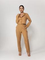 Conjunto Social De Calça E Blazer De Botão Con-0046