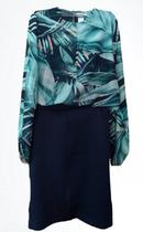 Conjunto Social Feminino de Saia Estampada e Blusa Joelik