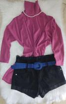 Conjunto social feminino tamanho único Conjunto social feminino tamanho único