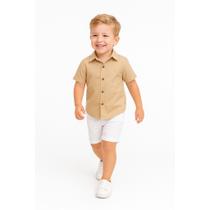 Conjunto social infantil menino camisa e bermuda evento Conjunto social infantil menino camisa e bermuda evento